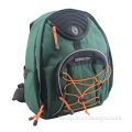 navy green polyester backpack,easy carry backpack with front string fashion